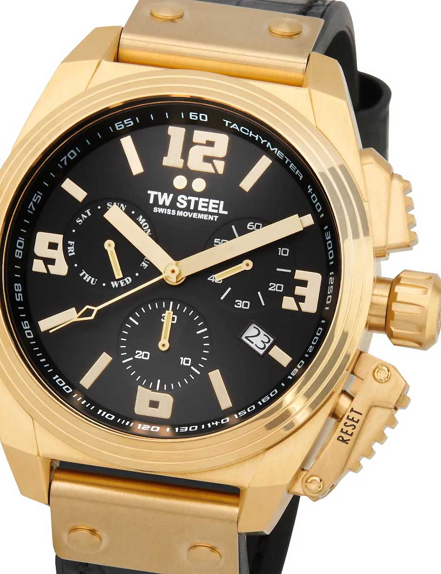 TW-Steel TW1118 vyriškas laikrodis Canteen Chronograph 46mm 10ATM