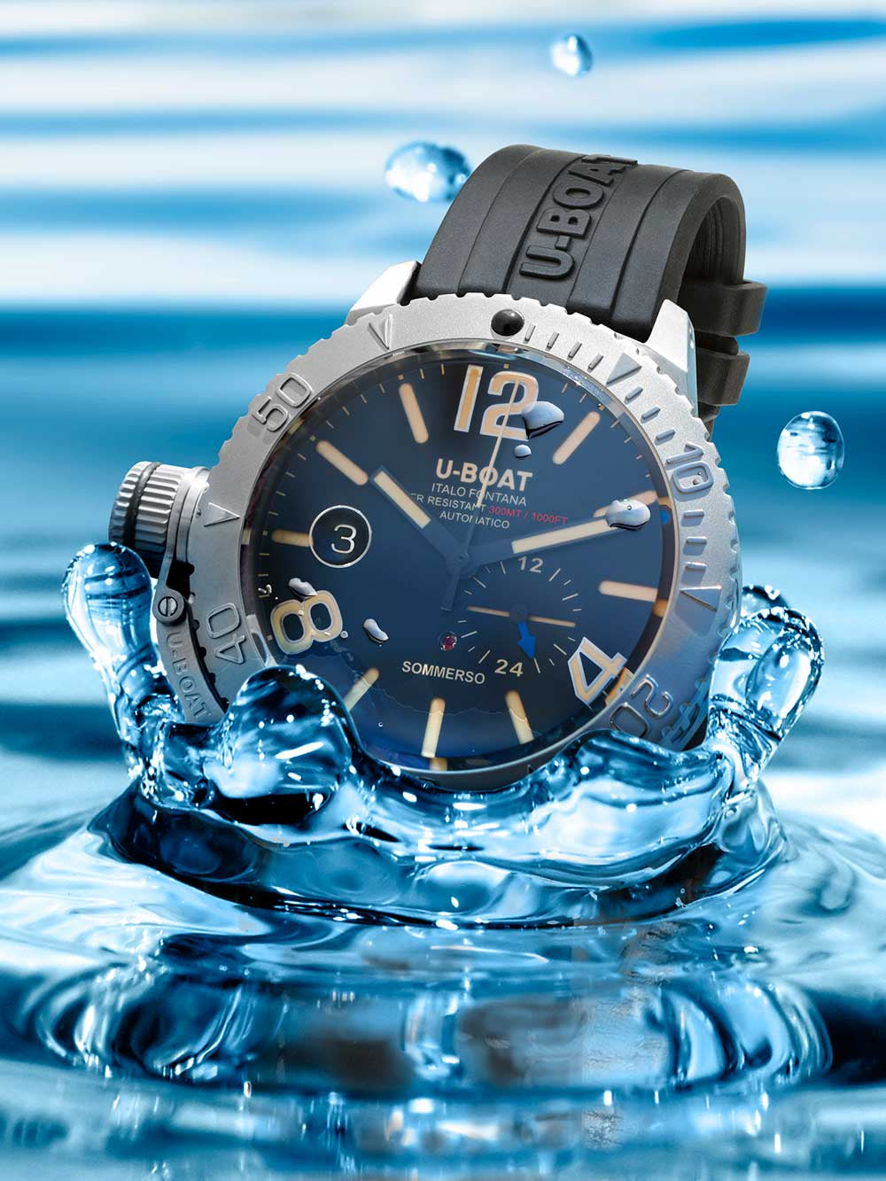 U-Boat 9007A Sommerso Automatic 46mm 30ATM