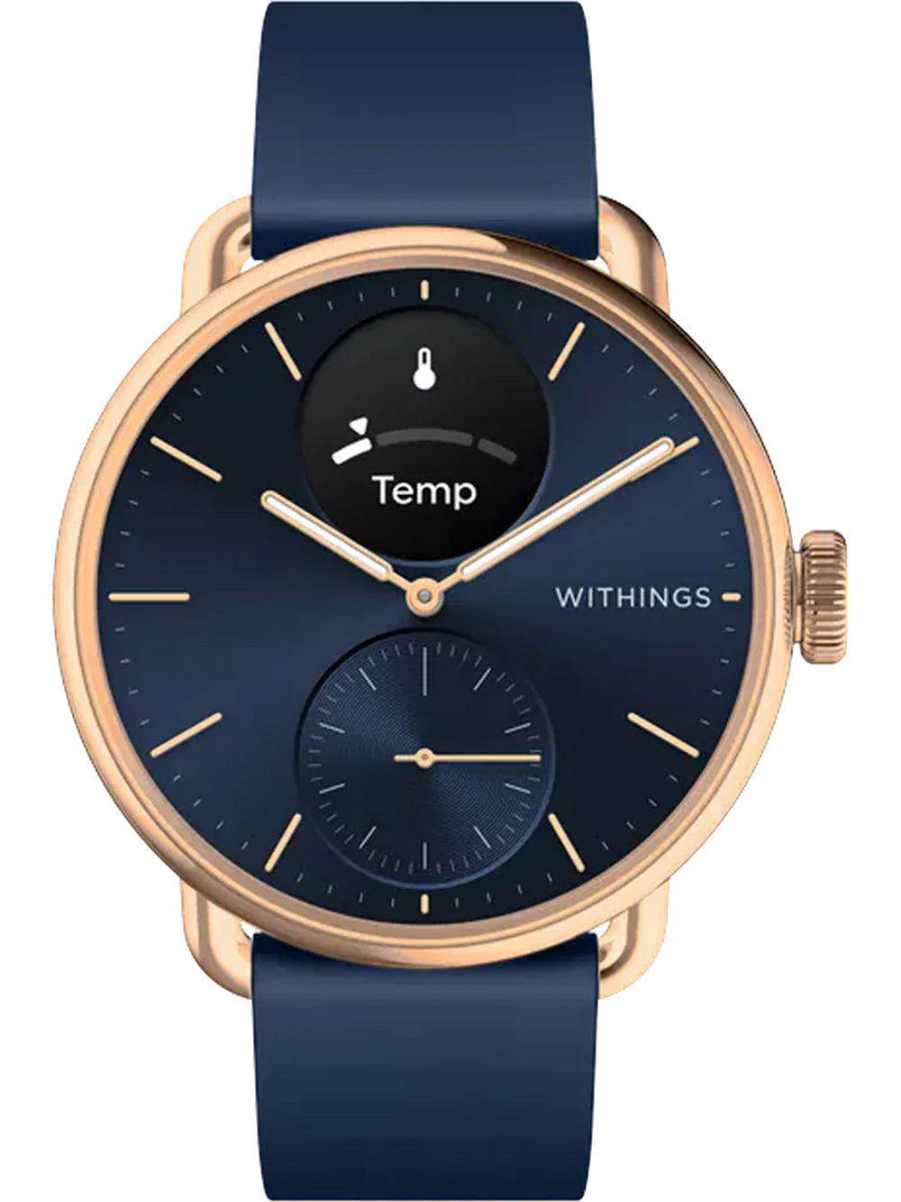 Withings HWA10-model 6-All-In Scanlaikrodis 2 rosé gold blue 38 mm 5ATM