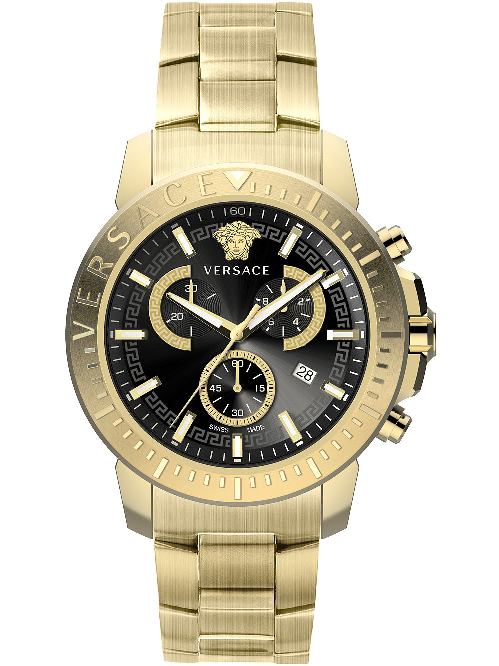 Versace VE2E00921 New Chronograph vyriškas laikrodis 45mm 5ATM