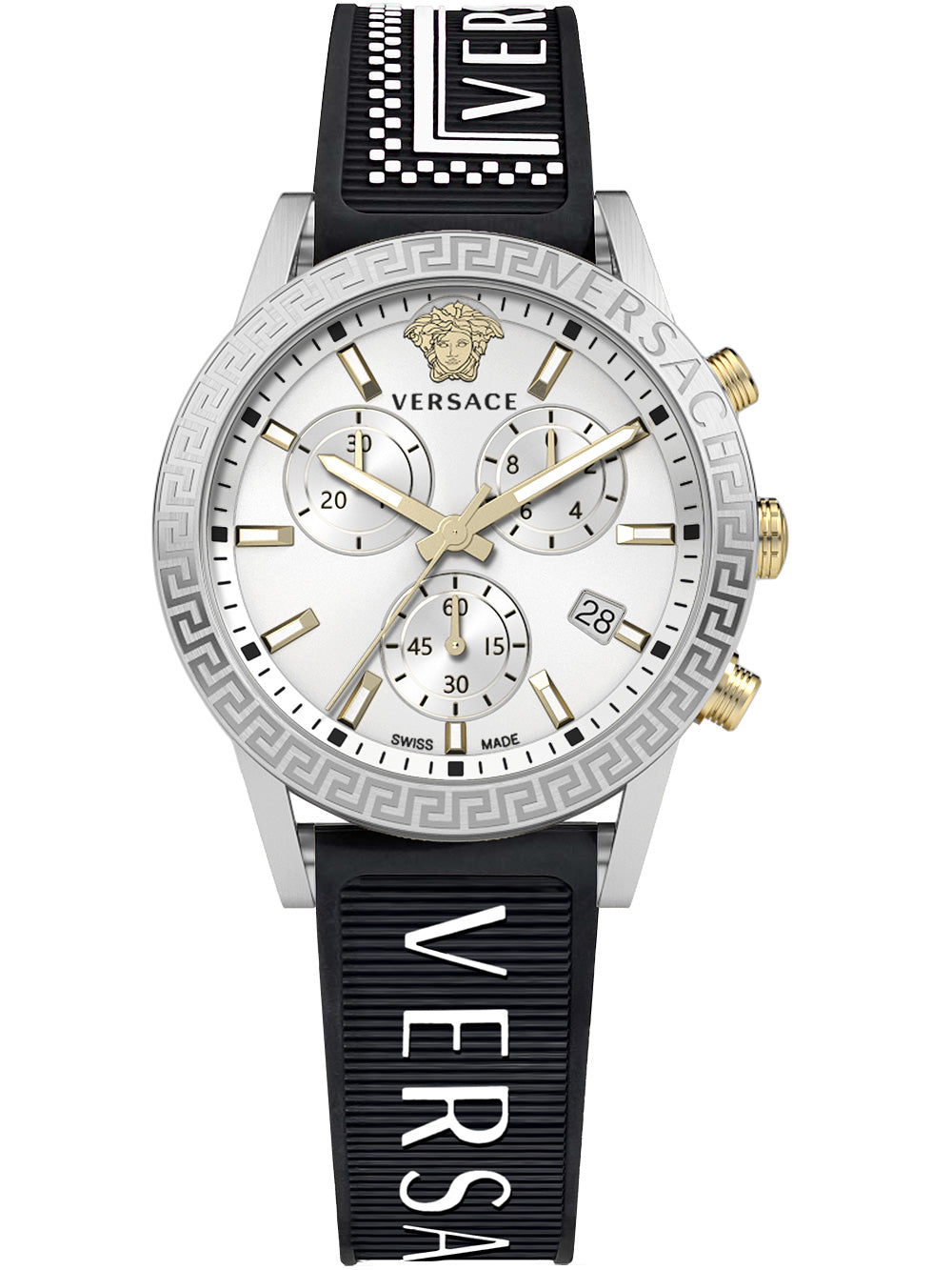 Versace VEKB00122 Sport Tech Lady Chronograph moteriškas laikrodis 40mm 5ATM