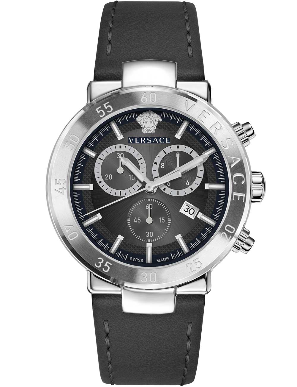 Versace VEPY00120 vyriškas laikrodis Urban Mystique Chrono 44mm 5ATM