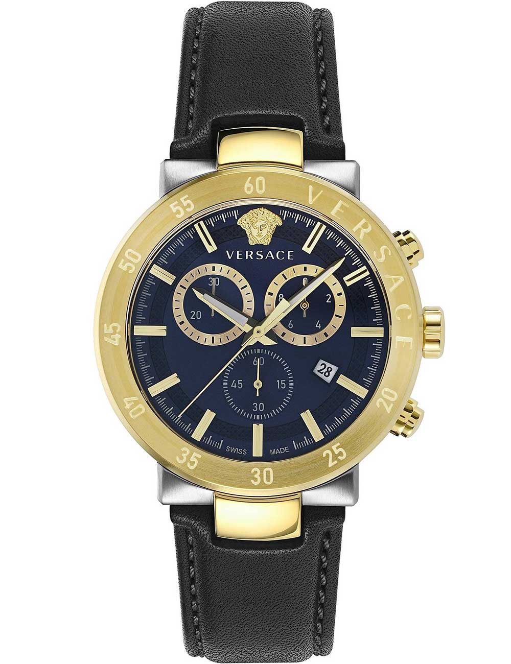 Versace VEPY00320 vyriškas laikrodis Urban Mystique Chrono 44mm 5ATM