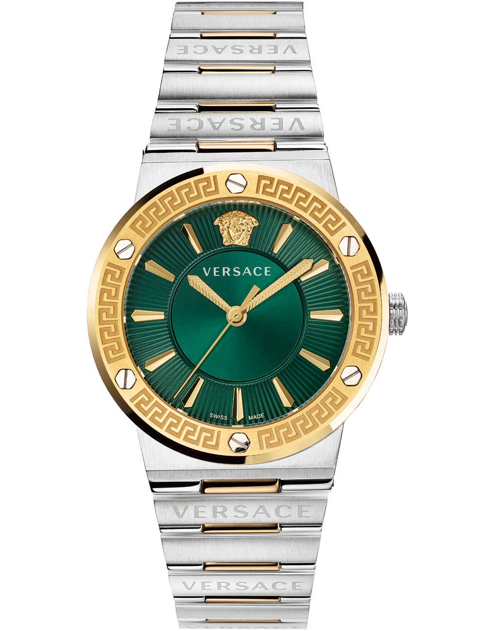 Versace VEVH00720 moteriškas laikrodis Greca Logo 38mm 5ATM