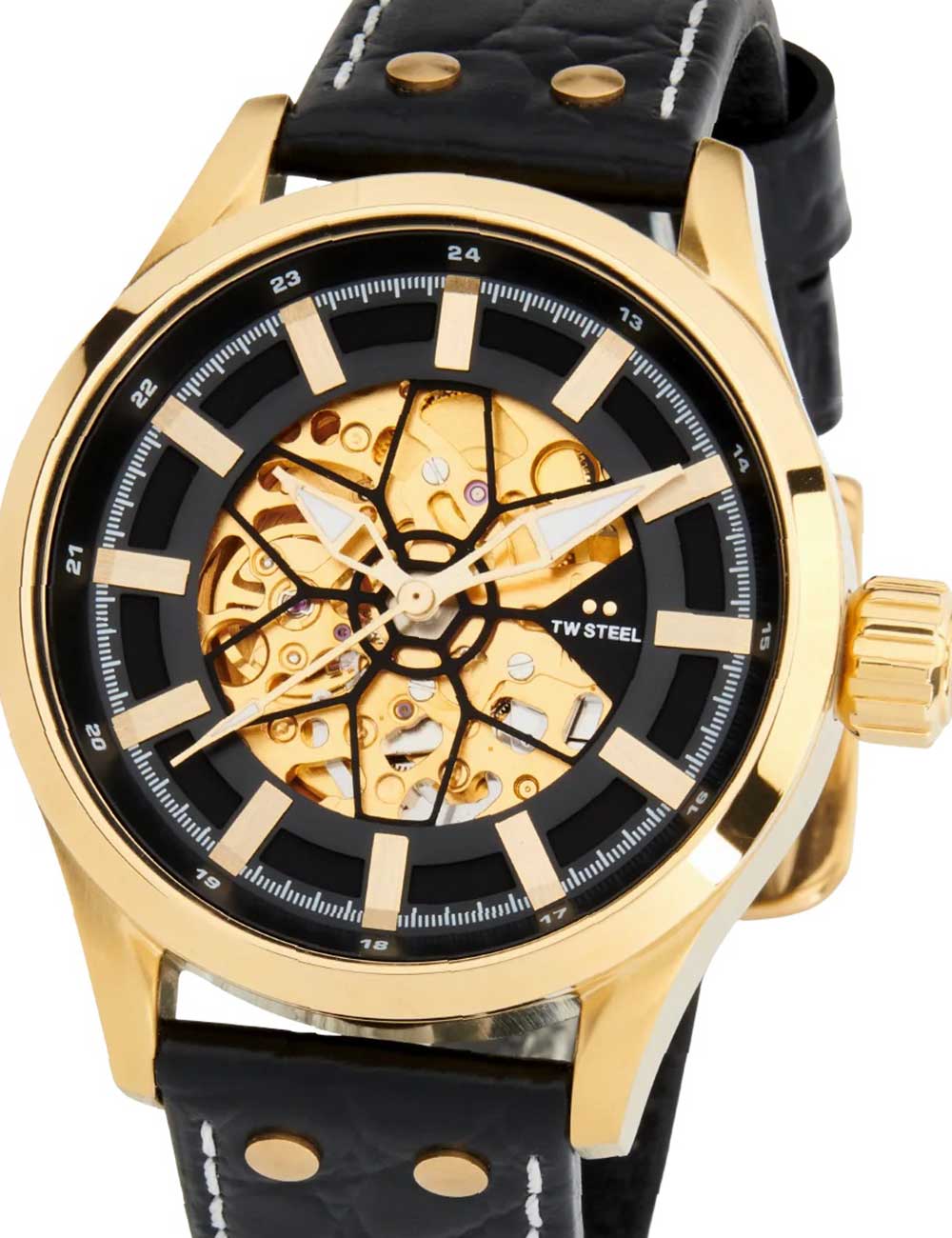 TW-Steel VS131 vyriškas laikrodis Volante Skeleton Automatic 45mm 10ATM