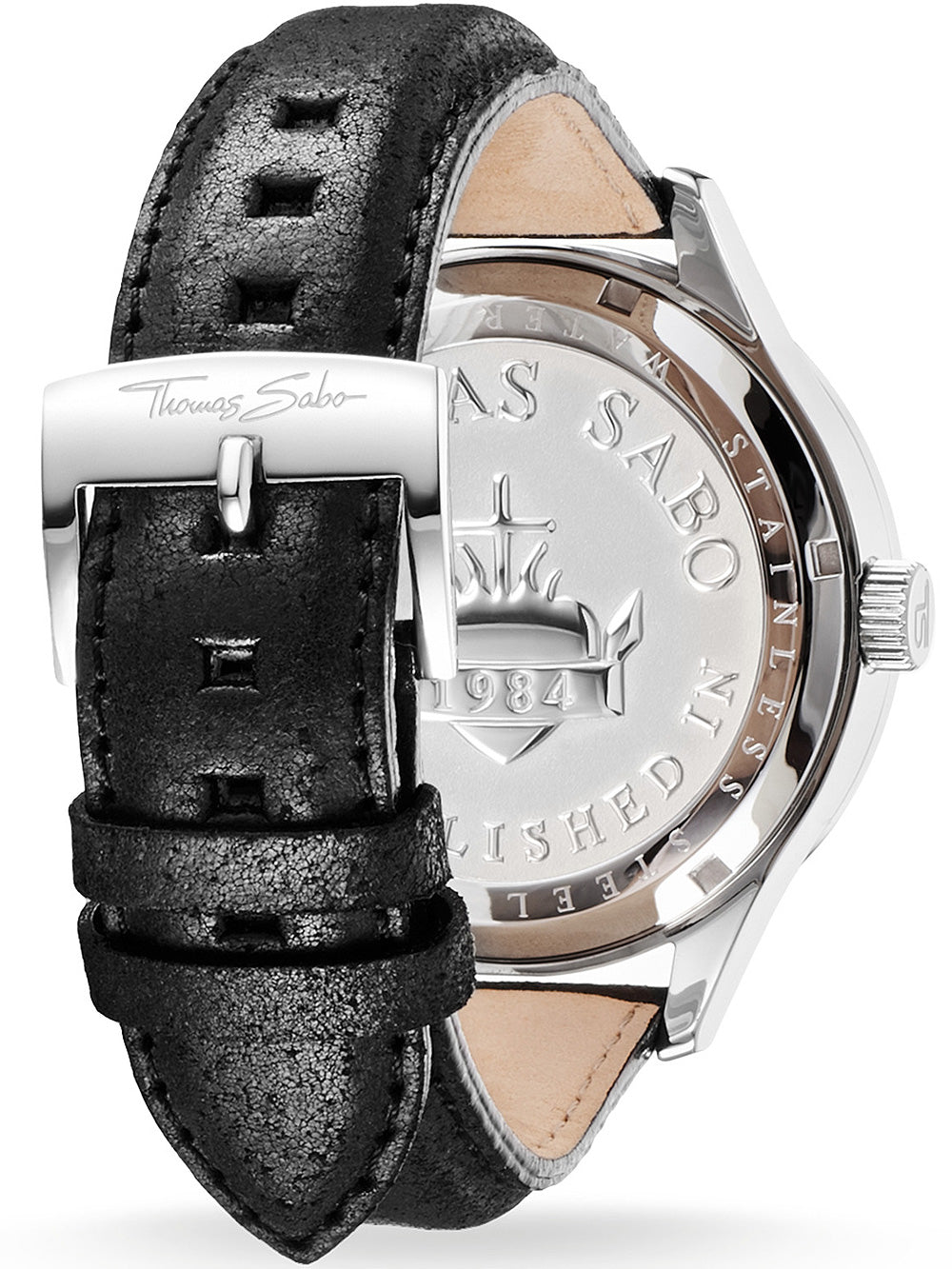 Thomas Sabo WA0210-218-203 Rebel Icon vyriškas laikrodis 43mm 5ATM