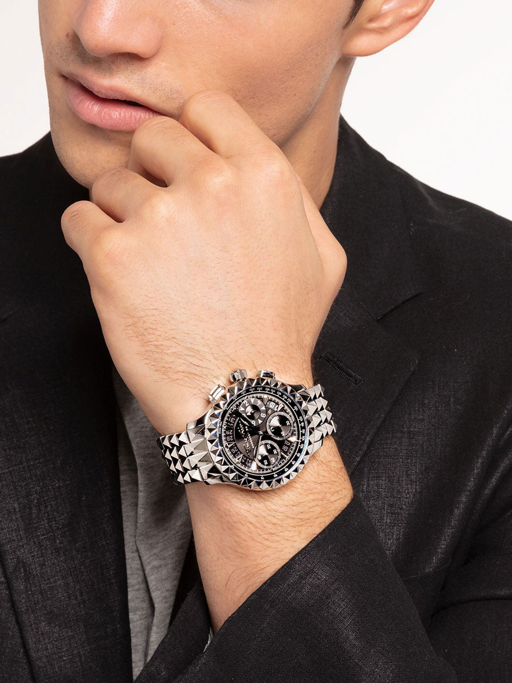 Thomas Sabo WA0358-201-203 Rebel at Heart Chronograph vyriškas laikrodis 43mm 5ATM