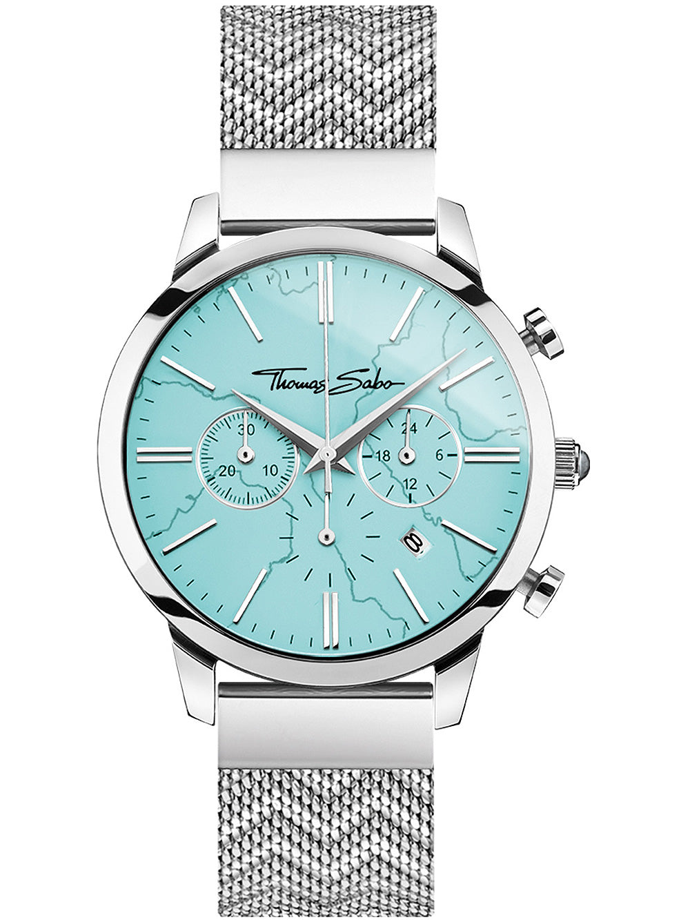 Thomas Sabo WA0366-201-215 Arizona Spirit Chronograph vyriškas laikrodis 42mm 5ATM