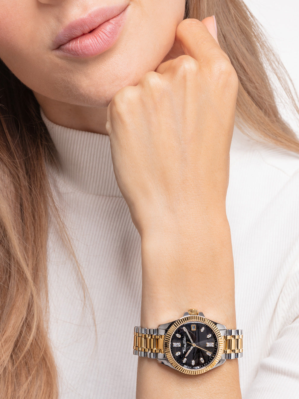 Thomas Sabo WA0370-291-203 Bicolor moteriškas laikrodis 33mm 5ATM