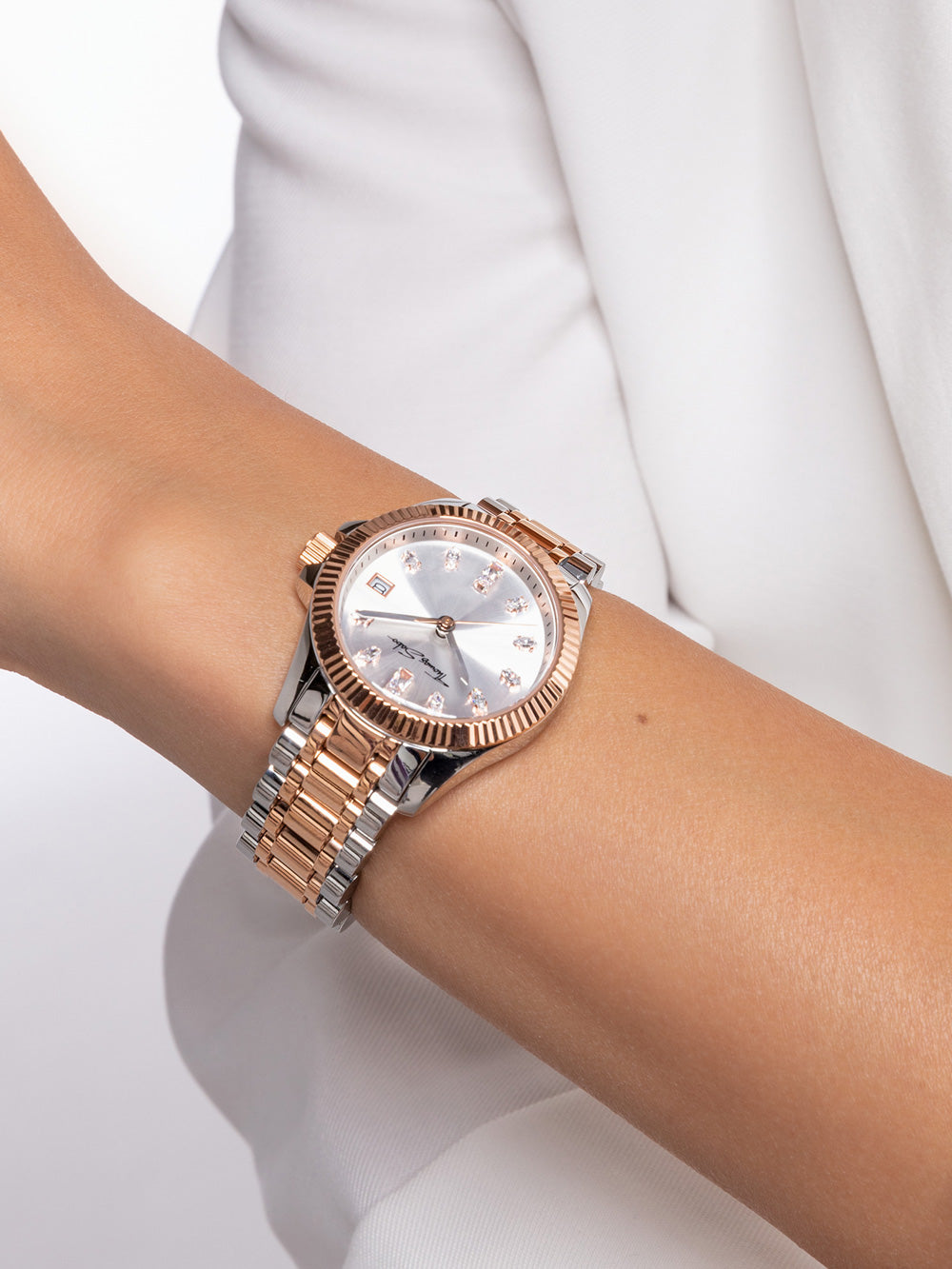Thomas Sabo WA0371-277-201 Bicolor moteriškas laikrodis 33mm 5ATM