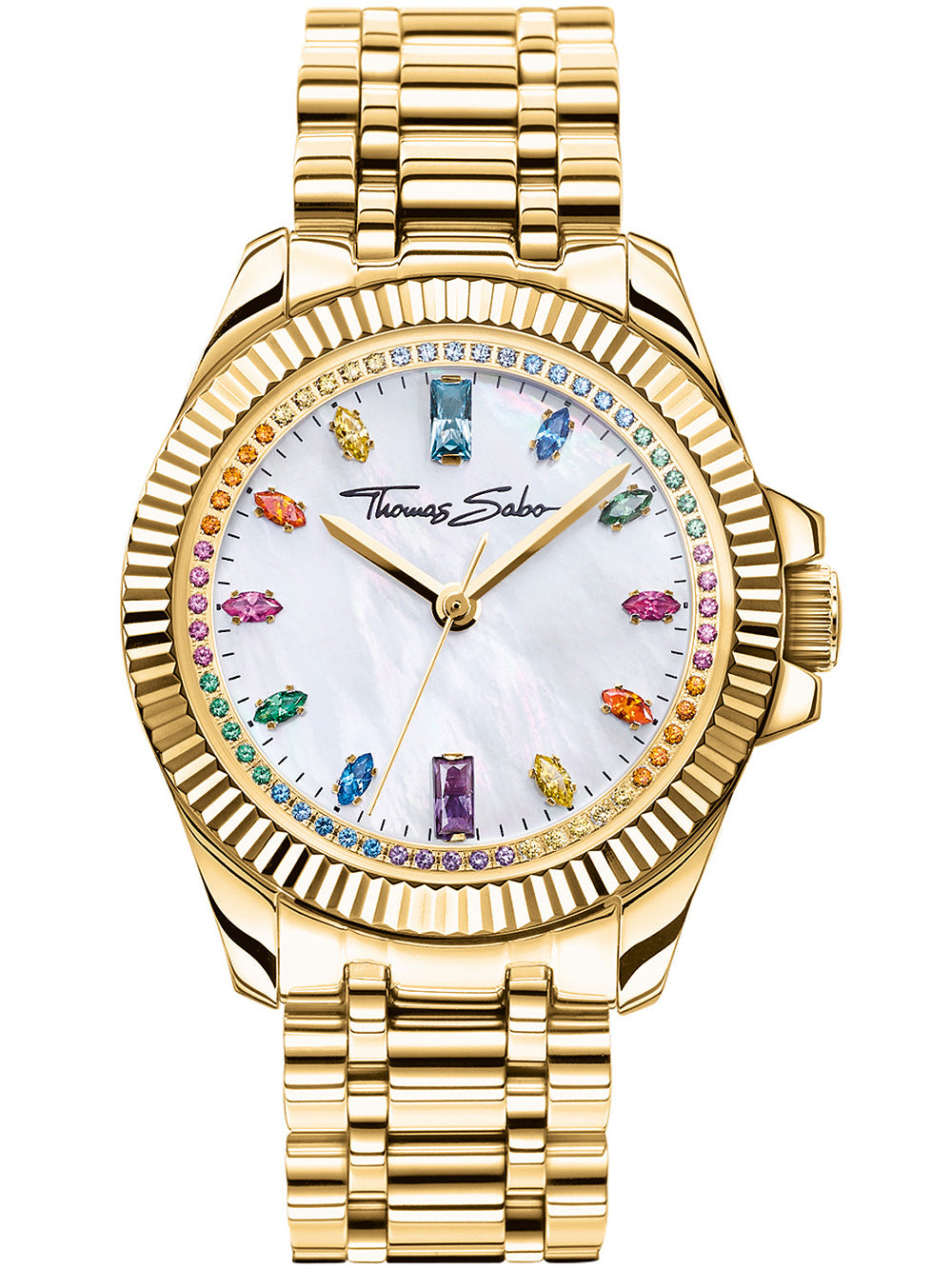 Thomas Sabo WA0395-264-207 Divine Rainbow moteriškas laikrodis 33mm 5ATM