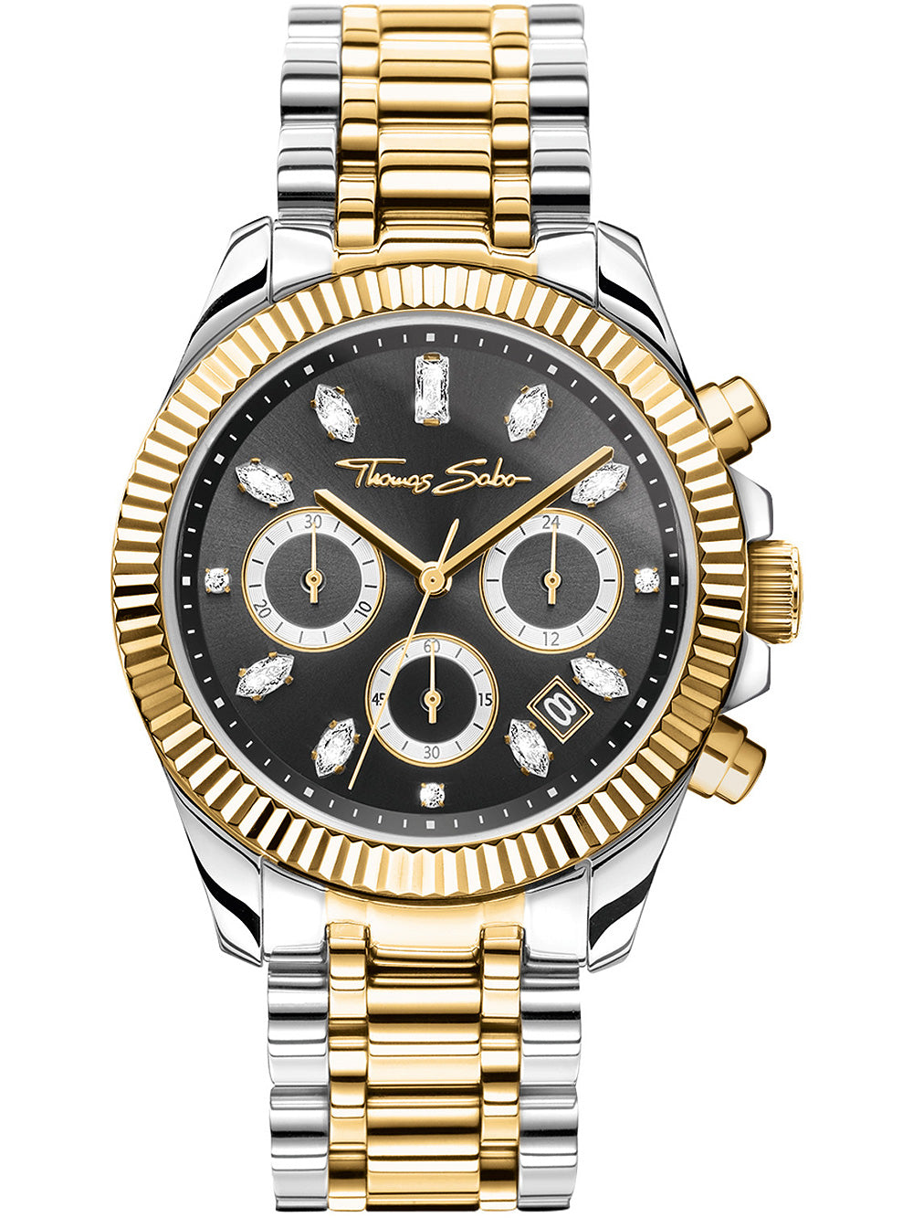 Thomas Sabo WA0398-291-201 Divine Chronograph moteriškas laikrodis 38mm 10ATM