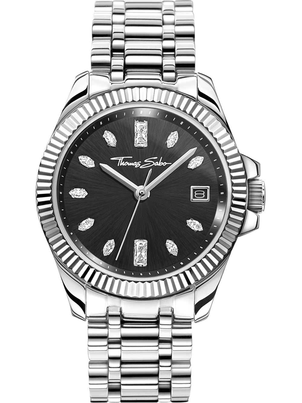 Thomas Sabo WA0406-201-203 laikrodis Divine Black 33mm 10ATM