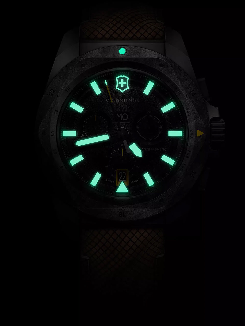 Victorinox 241988.1 vyriškas laikrodis I.N.O.X Titanium Chronograph 43mm 20ATM