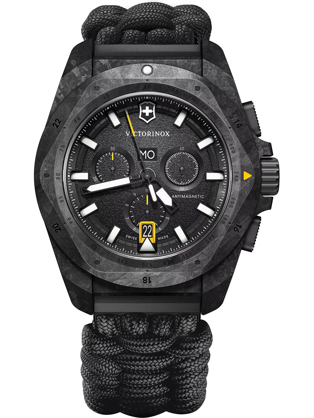 Victorinox 241989.1 vyriškas laikrodis I.N.O.X Carbon Chronograph 43mm 20ATM