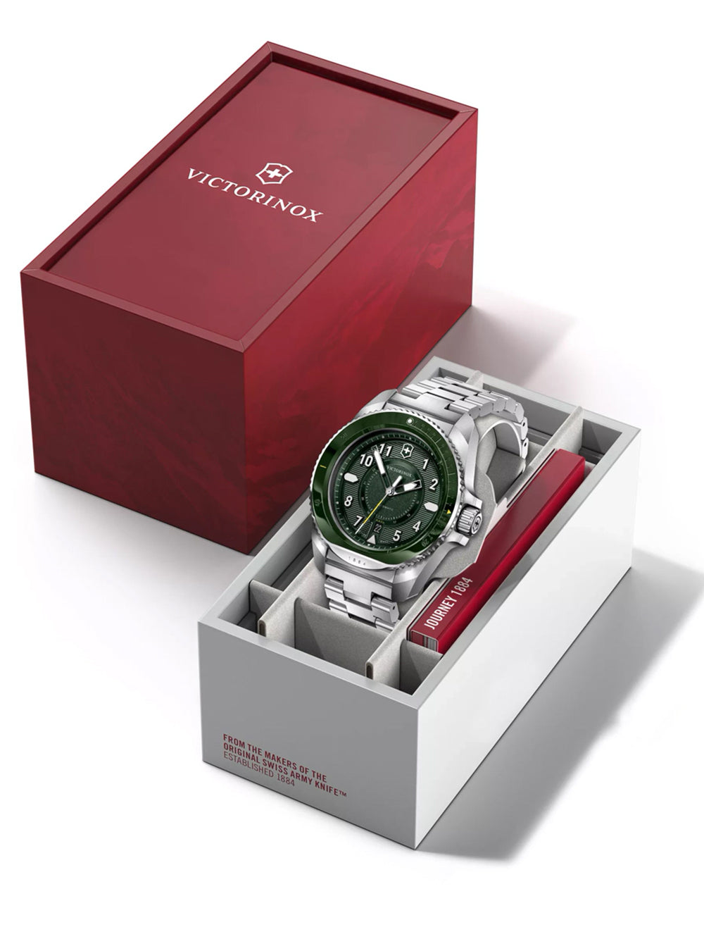 Victorinox 242015 vyriškas laikrodis Journey 1884 Automatic 43mm 20ATM
