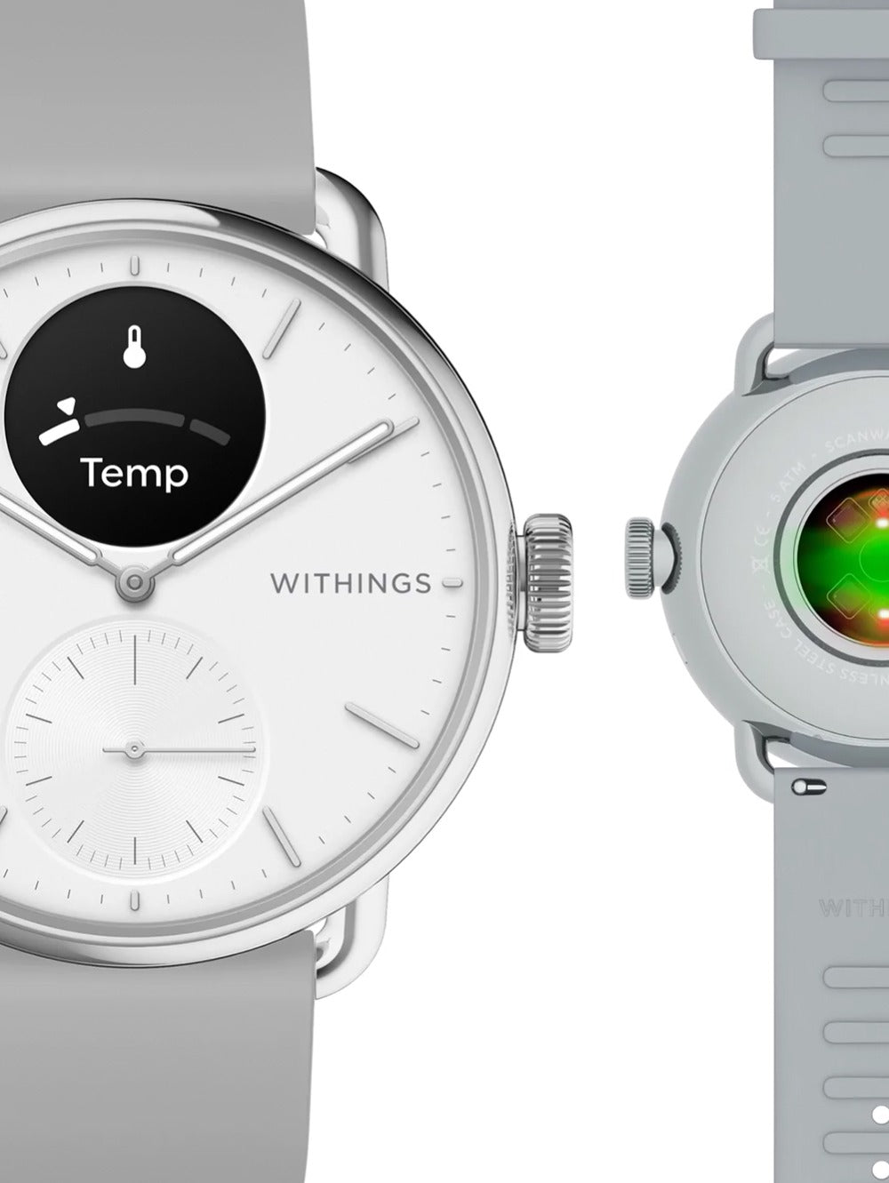 Withings HWA10-model 2-All-Int Scanlaikrodis 2 White 38 mm 5ATM