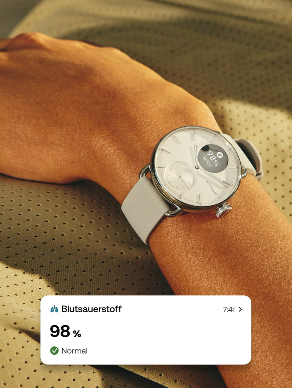 Withings HWA10-model 2-All-Int Scanlaikrodis 2 White 38 mm 5ATM