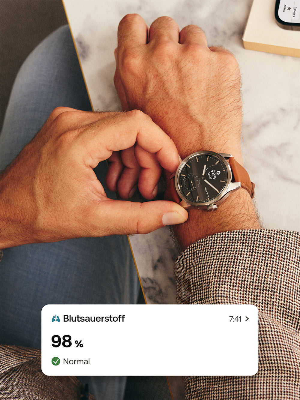 Withings HWA10-model 4-All-Int Scanlaikrodis 2 Black 42 mm 5ATM