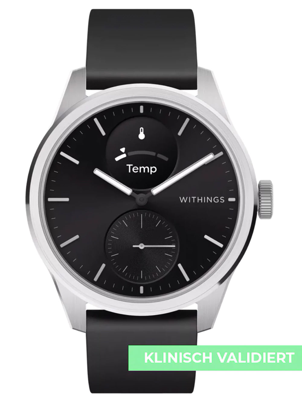 Withings HWA10-model 4-All-Int Scanlaikrodis 2 Black 42 mm 5ATM