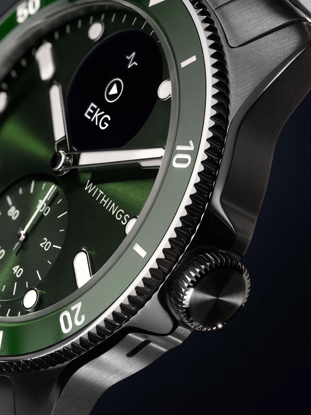 Withings HWA10-model 8-All-Int Scanlaikrodis Nova Green 43mm 10ATM