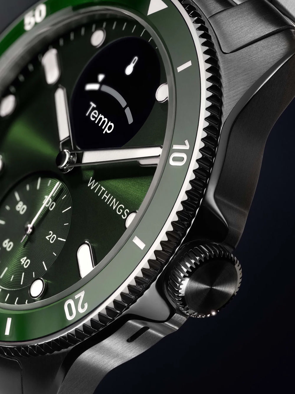 Withings HWA10-model 8-All-Int Scanlaikrodis Nova Green 43mm 10ATM