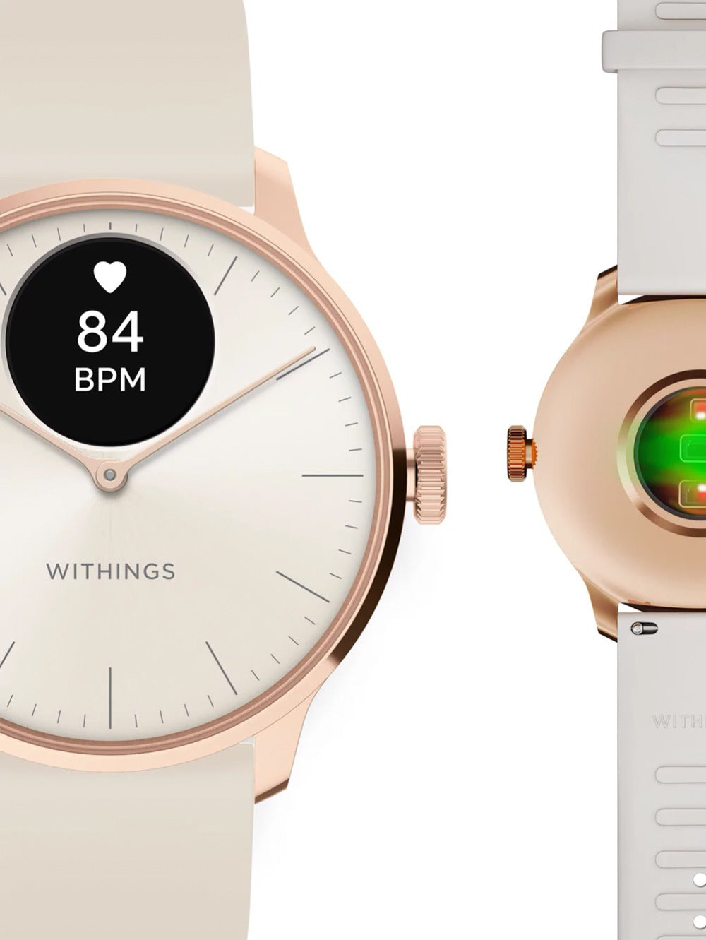 Withings HWA11-model 1-All-Int Scanlaikrodis Light Sand 37 mm 5ATM