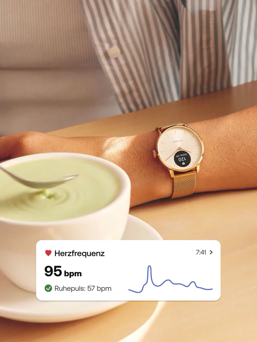 Withings HWA11-model 4-All-In Scanlaikrodis Light green 37 mm 5ATM