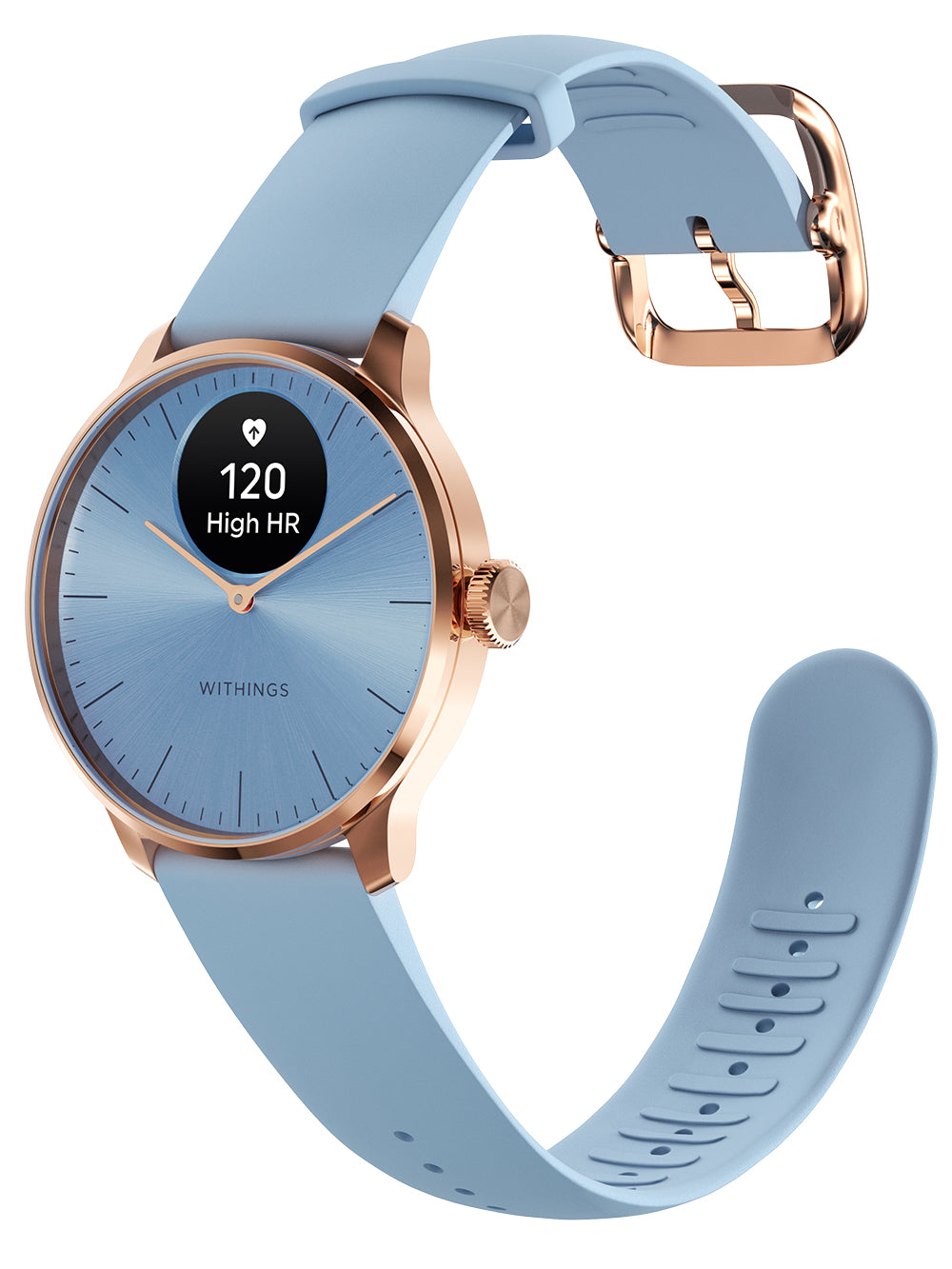 Withings HWA11-model 2-All-Int Scanlaikrodis Light Blue 37 mm 5ATM