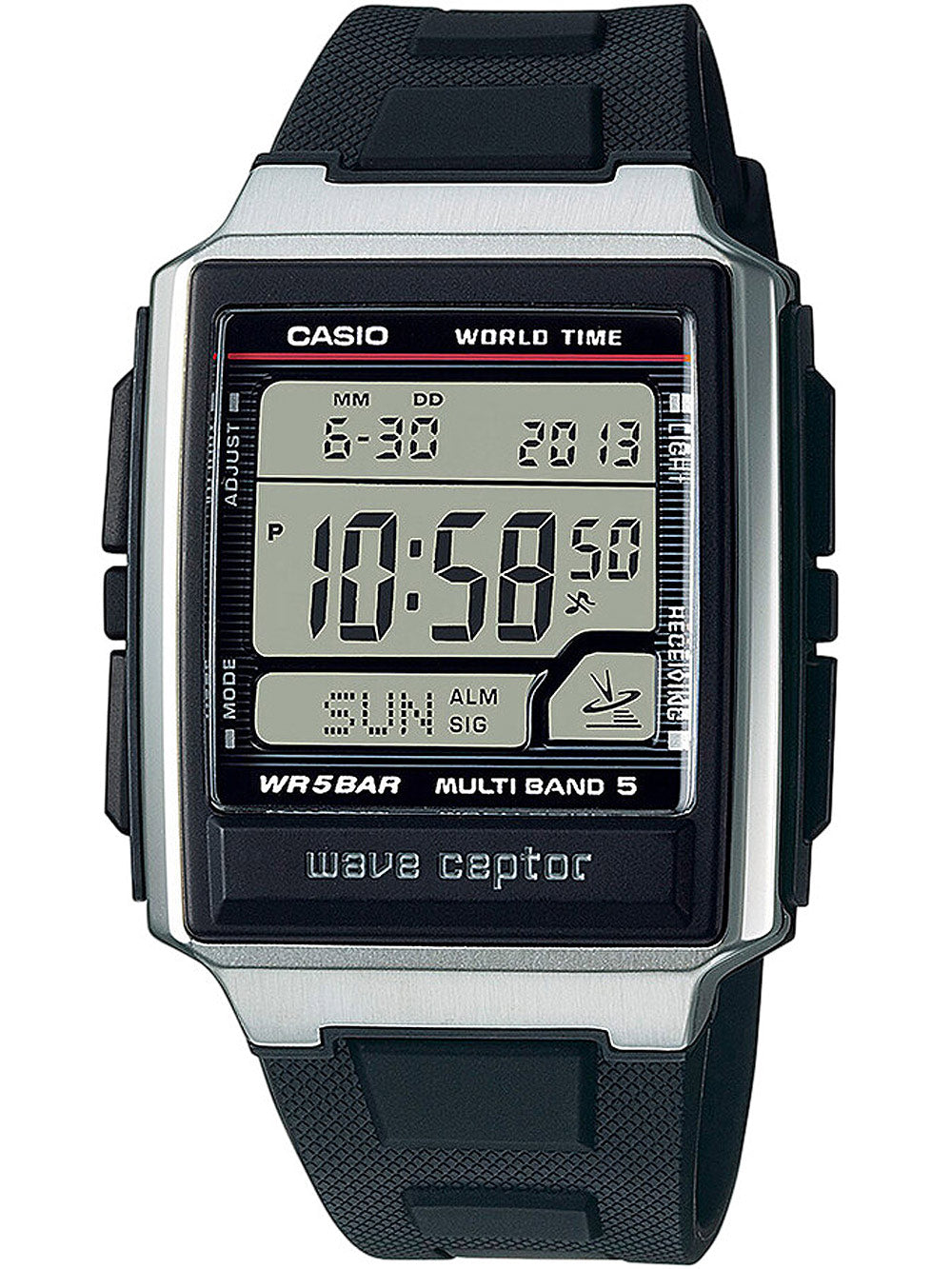 Casio WV-59R-1AEF Collection radio controlled vyriškas laikrodis 34mm 5ATM