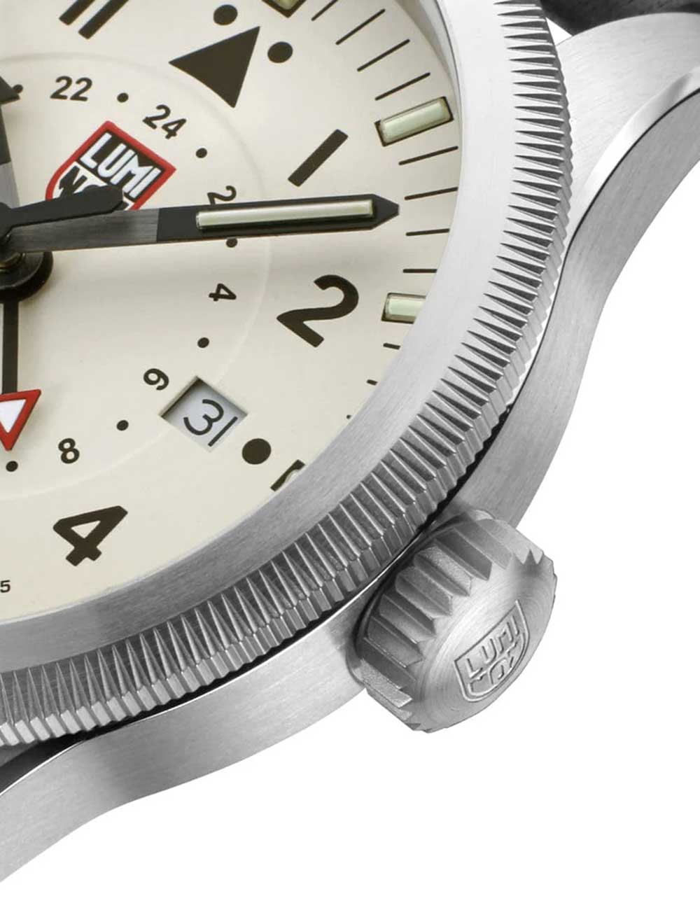 Luminox XA.9527 vyriškas laikrodis P-38 Air Pilot GMT 42mm 100M