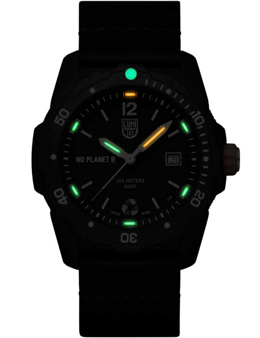 Luminox XB.3722.ECO vyriškas laikrodis Bear Grylls Survival Eco No Planet B 42mm 20ATM
