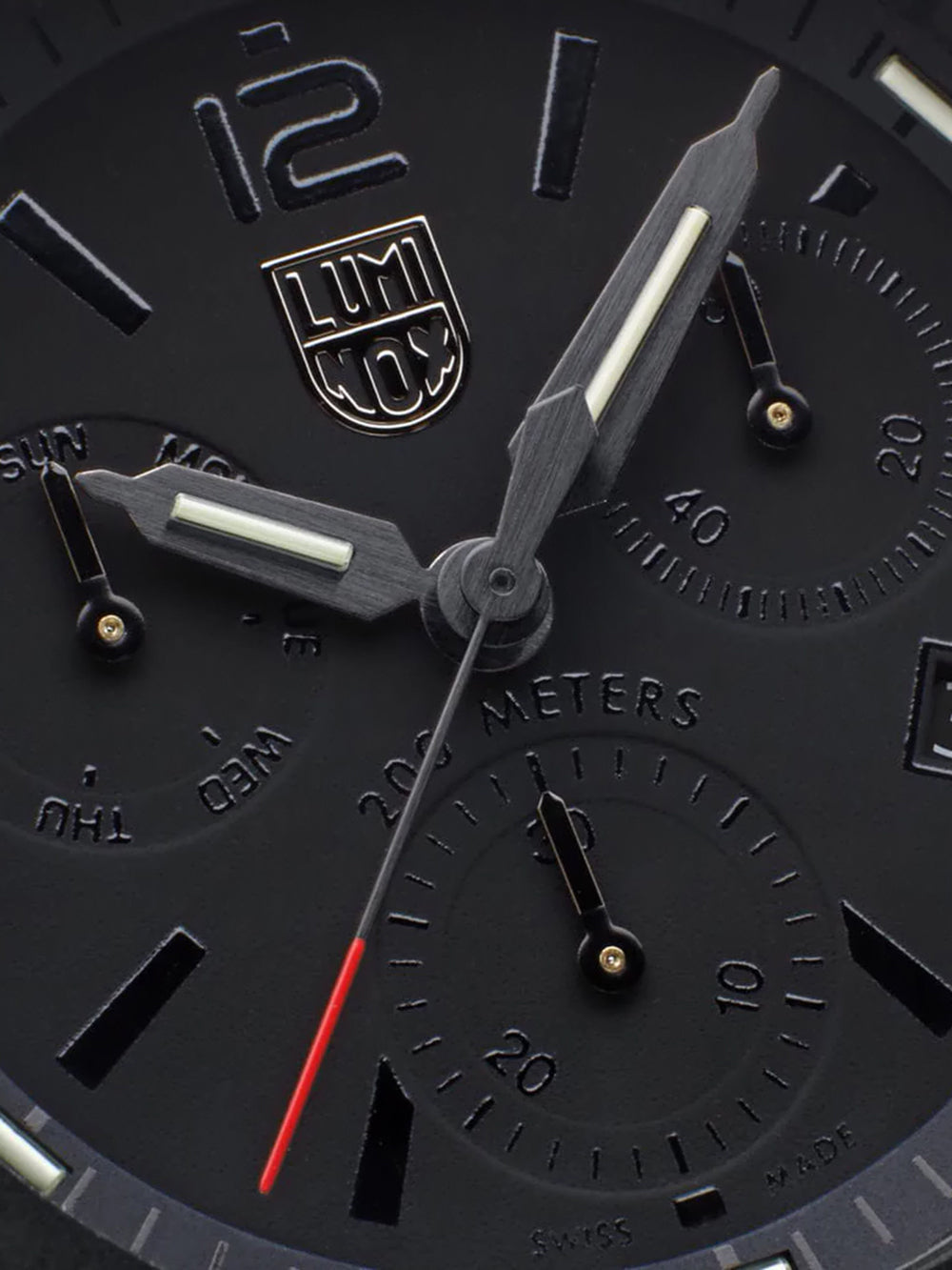 Luminox XS.3141.BO.1 vyriškas laikrodis Pacific Diver Chronograph 44mm 20ATM