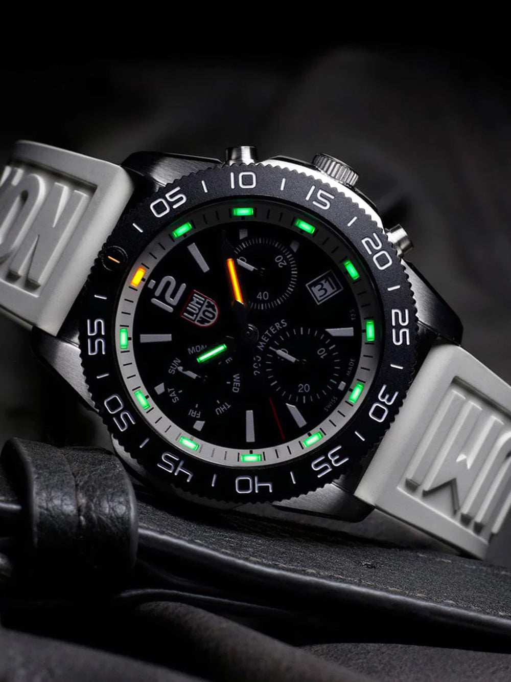 Luminox XS.3141 vyriškas laikrodis Pacific Diver Chronograph 44mm 20ATM
