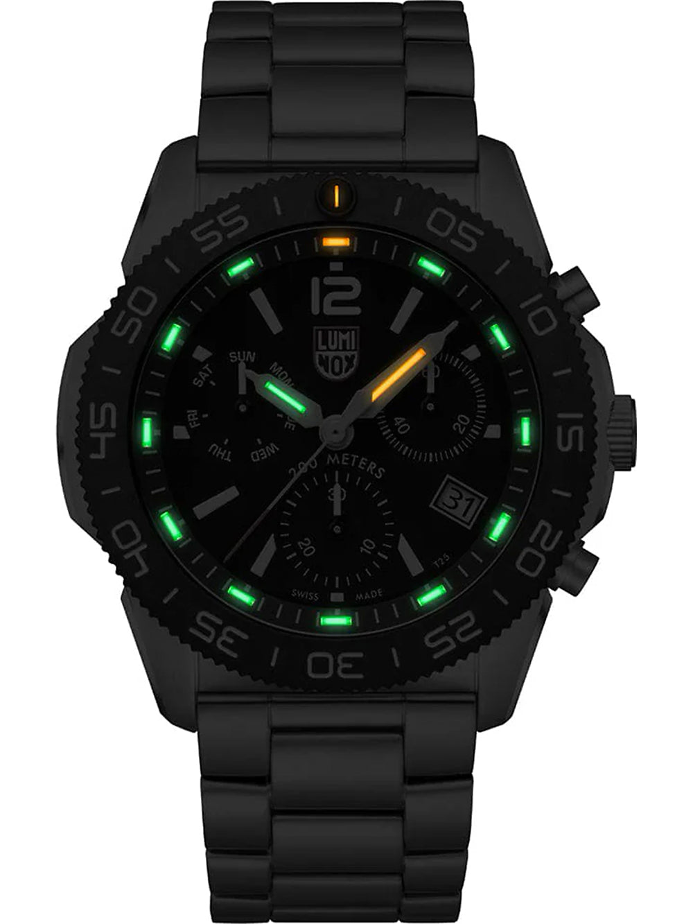 Luminox XS.3142 vyriškas laikrodis Pacific Diver Chronograph 44mm 20ATM