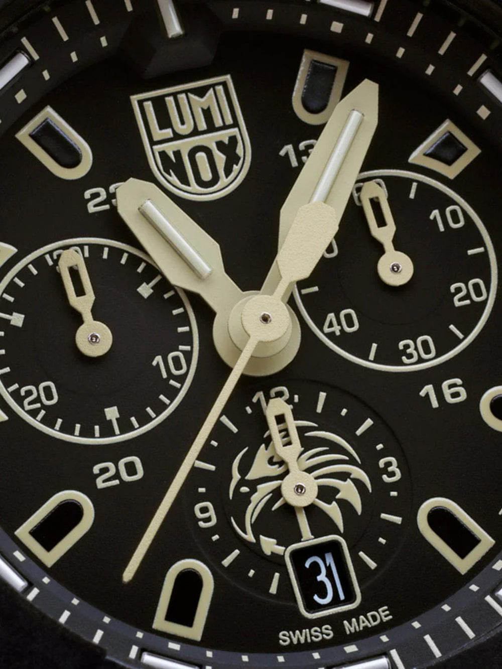 Luminox XS.3590.NSF.SET vyriškas laikrodis Navy Seal Foundation Chronograph Set 45mm 20ATM