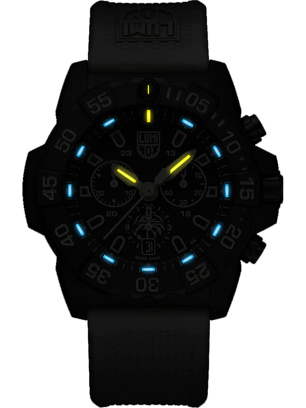 Luminox XS.3590.NSF.SET vyriškas laikrodis Navy Seal Foundation Chronograph Set 45mm 20ATM