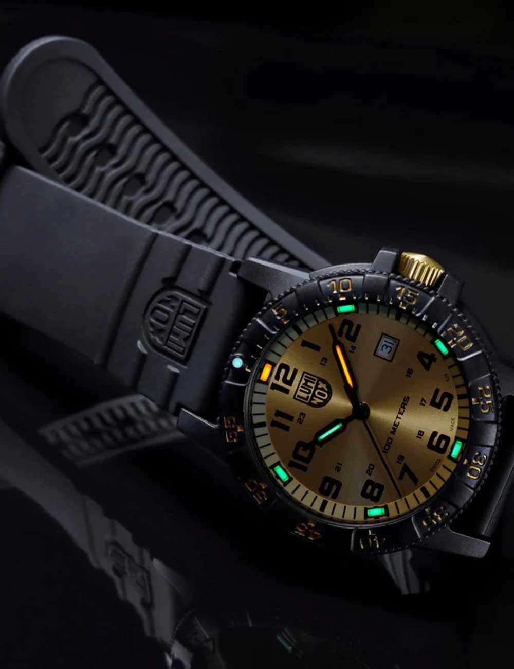 Luminox XS.0325.GP vyriškas laikrodis Leatherback Sea Turtle Giant 44mm 100M