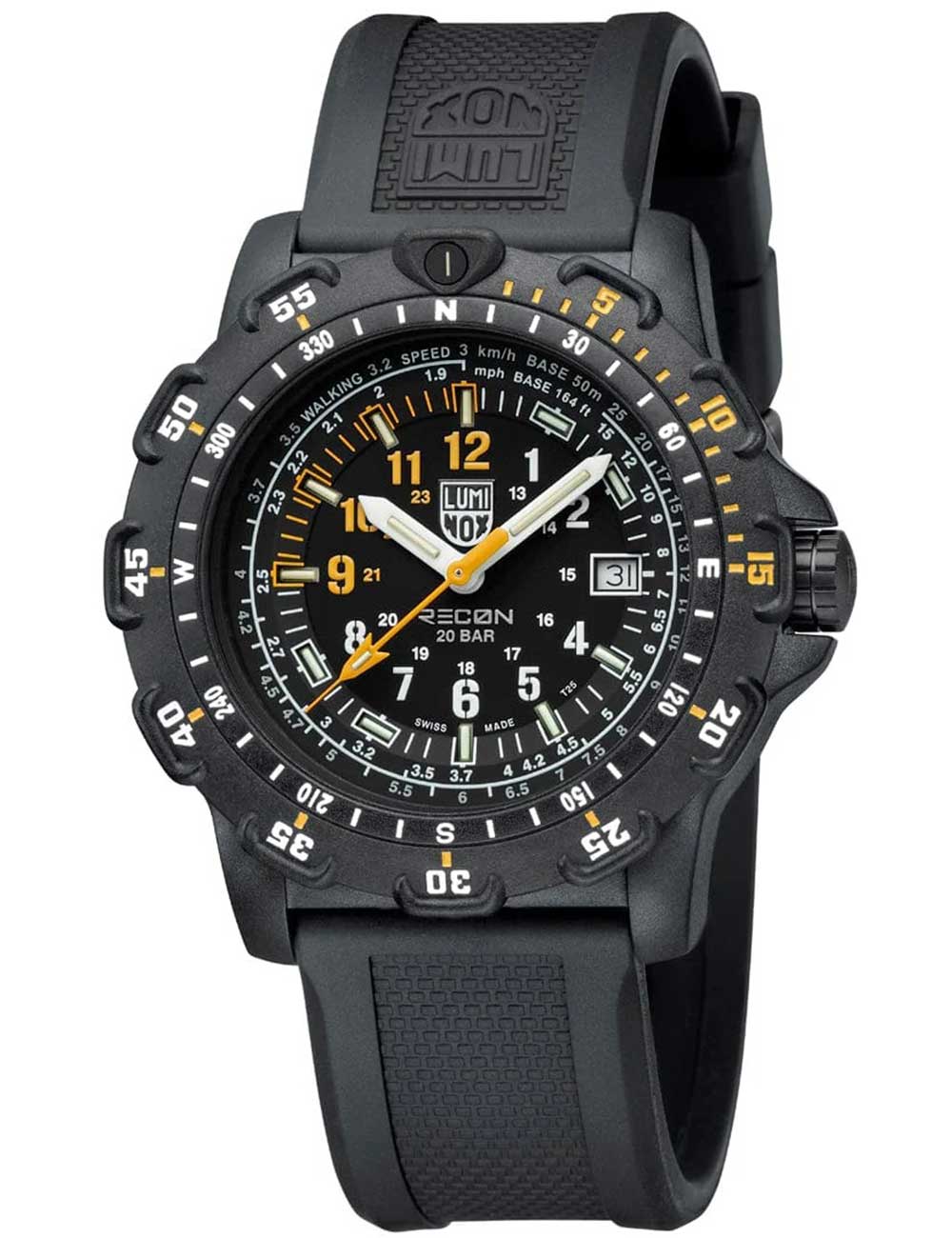Luminox XL.8825.H.SET vyriškas laikrodis RECON Point Man Set 45mm 20ATM