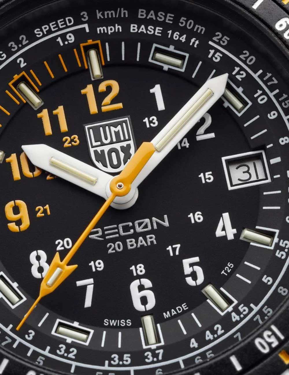 Luminox XL.8825.H.SET vyriškas laikrodis RECON Point Man Set 45mm 20ATM