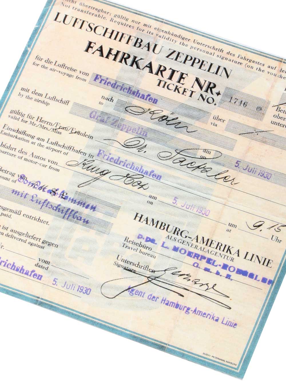 Zeppelin 8618-1 100 Jahre Zeppelin ED.1