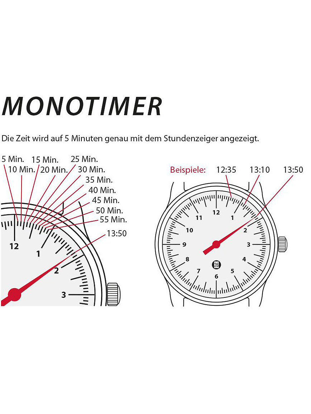 Zeppelin 8643-3 Monotimer moteriškas laikrodis 36mm 5ATM