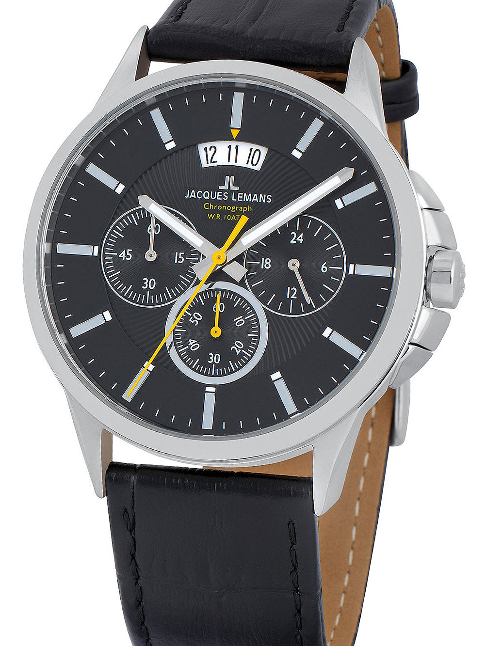 Jacques Lemans 1-1542A Sydney Chronograph vyriškas laikrodis 42mm 10 ATM