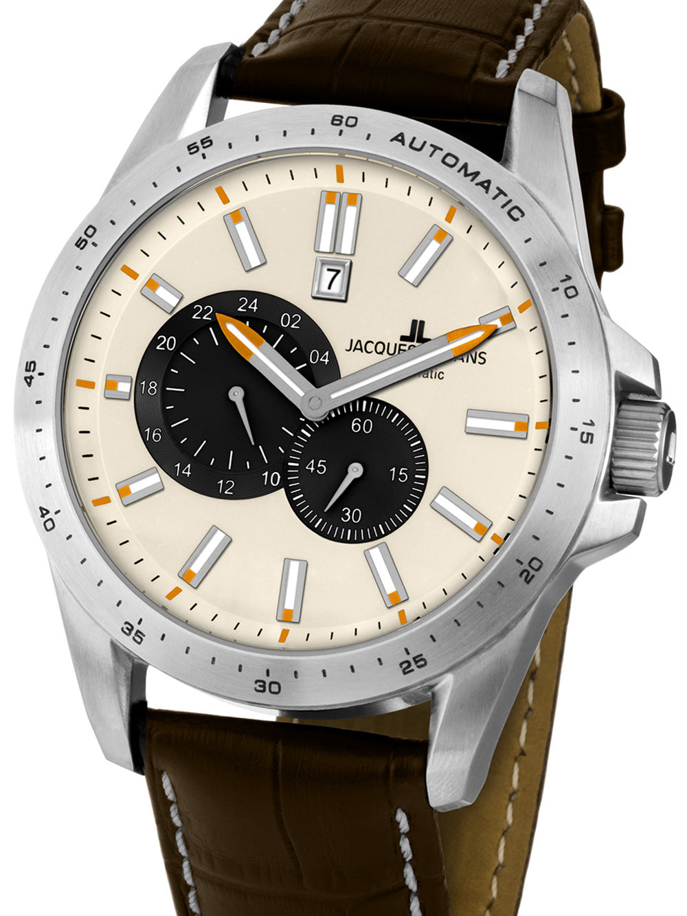 Jacques Lemans 1-1775B Liverpool Automatic vyriškas laikrodis 48mm 10 ATM