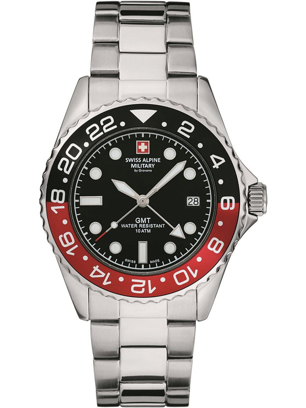 Swiss Alpine Military 7052.1136 men`s laikrodis 42mm 10ATM