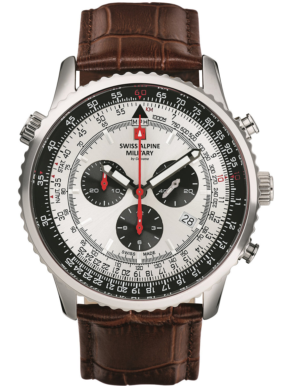 Swiss Alpine Military 7078.9532 chrono men`s 45mm 10ATM