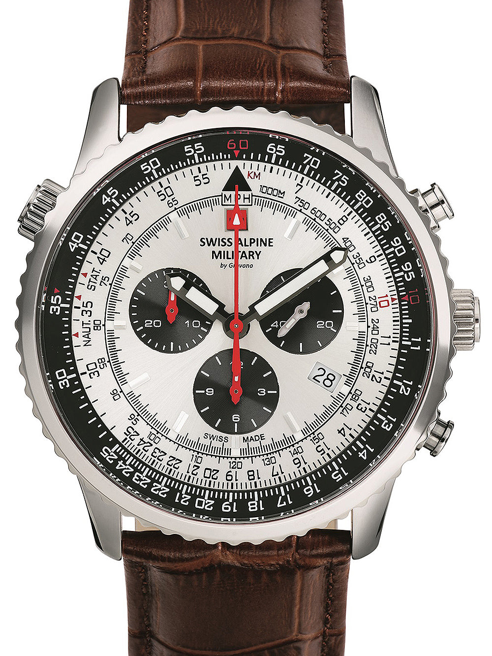 Swiss Alpine Military 7078.9532 chrono men`s 45mm 10ATM
