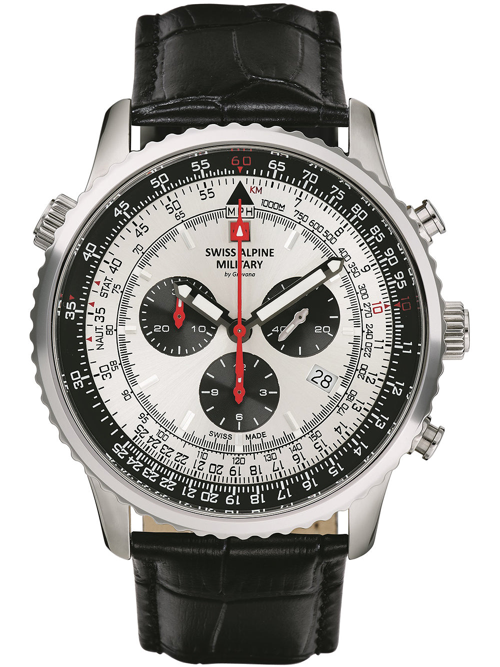 Swiss Alpine Military 7078.9538 chrono men`s 45mm 10ATM