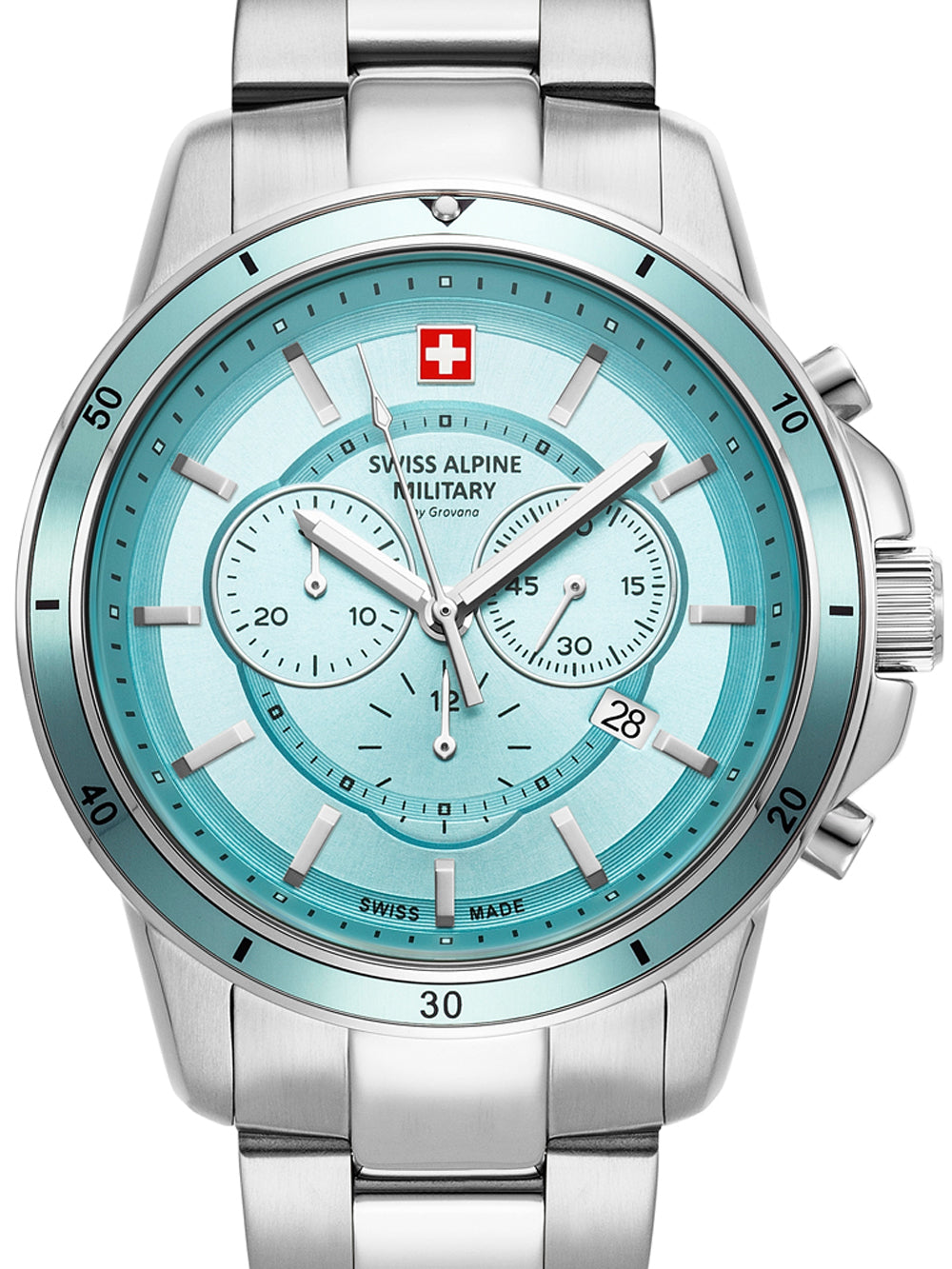 Swiss Alpine Military 7089.9131 Chronografas Vyriškas laikrodis 44mm 10ATM