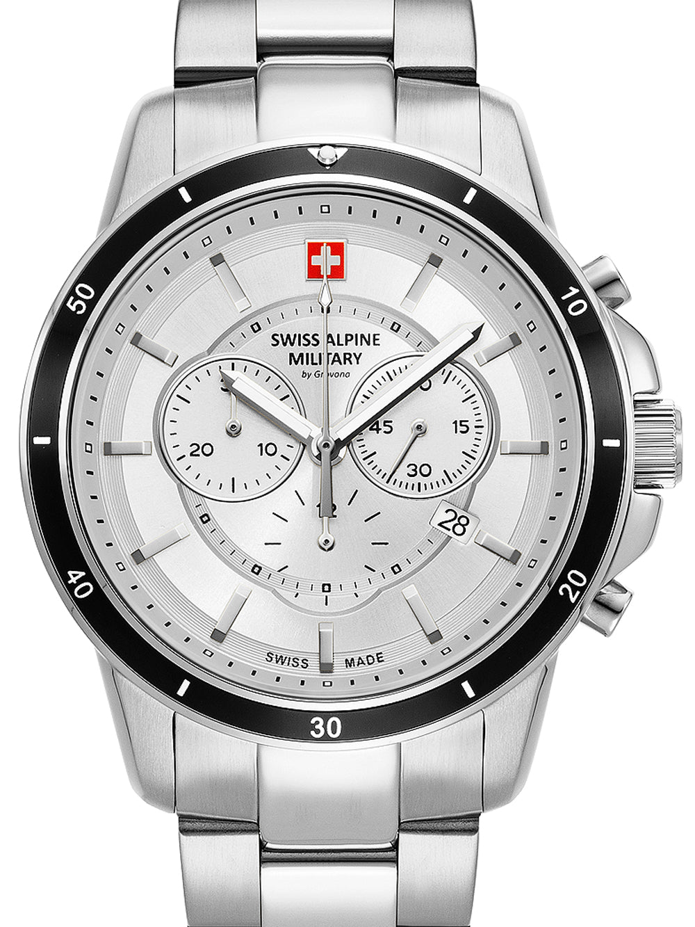 Swiss Alpine Military 7089.9132 Chronografas Vyriškas laikrodis 44mm 10ATM